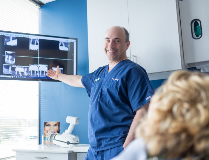 A photo of Dr. Goldberg smiling