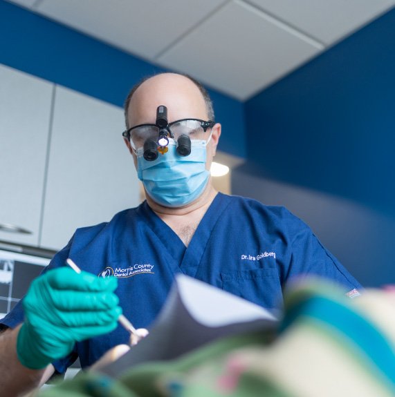 Our dental team smiling